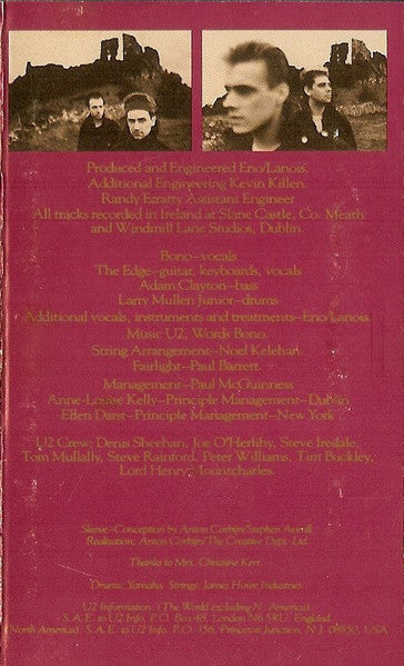 U2 - The Unforgettable Fire (Cass, Album, SR,) (Near Mint (NM or M-)) - Image 4