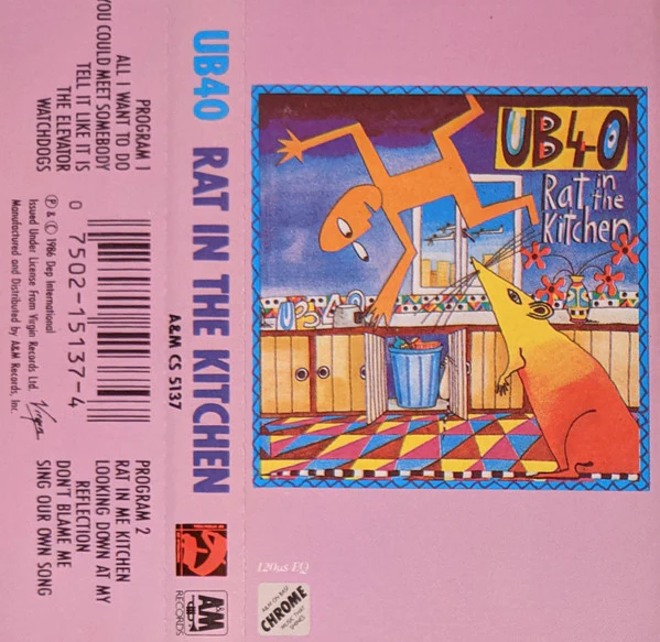 UB40 - Rat In The Kitchen (Cass, Album) (Very Good Plus (VG+))
