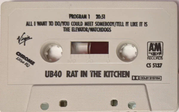 UB40 - Rat In The Kitchen (Cass, Album) (Very Good Plus (VG+)) - Image 3