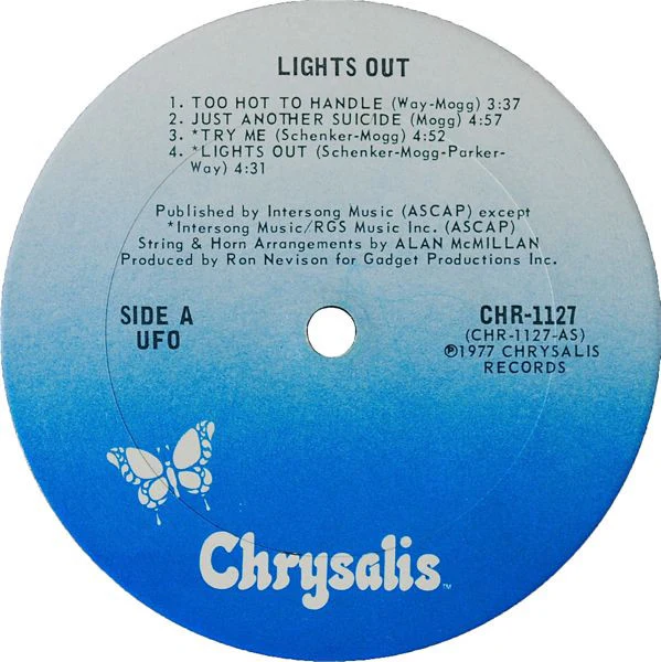 UFO  - Lights Out (LP, Album, Ter) (Very Good Plus (VG+)) - Image 3