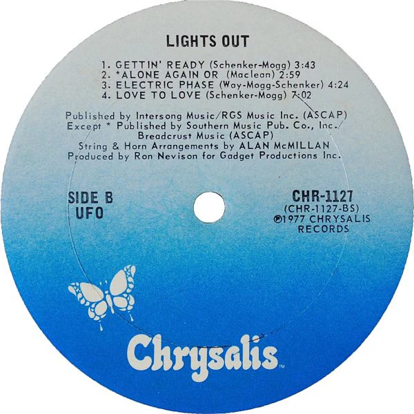 UFO  - Lights Out (LP, Album, Ter) (Very Good Plus (VG+)) - Image 4