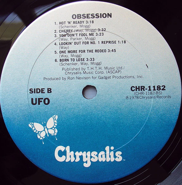 UFO - Obsession (LP, Album, Ter) (Near Mint (NM or M-)) - Image 4