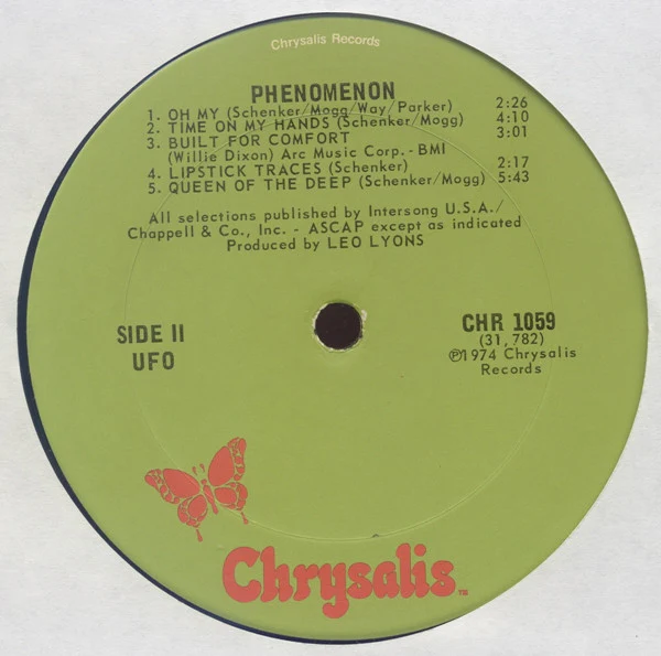 UFO - Phenomenon (LP, Album) (Very Good Plus (VG+)) - Image 4