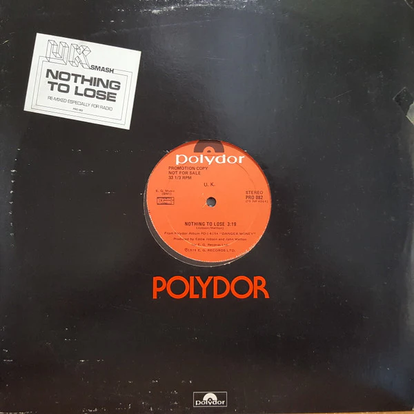 UK - Nothing To Lose (12", Promo) (Very Good Plus (VG+)) - Image 5
