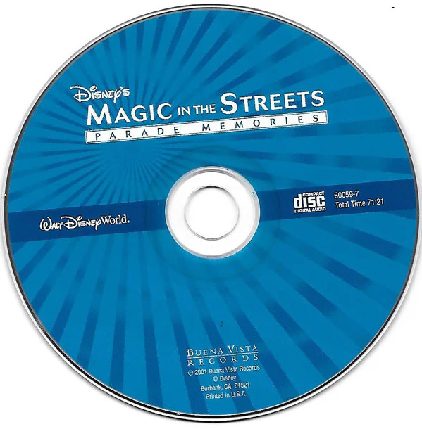 Unknown Artist - Disney's Magic In The Streets: Parade Memories (Walt Disney World) (CD, Album) (Very Good Plus (VG+)) - Image 3