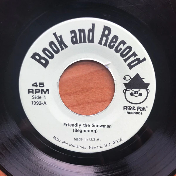 Unknown Artist - Friendly The Snowman (7") (Very Good (VG)) - Image 4