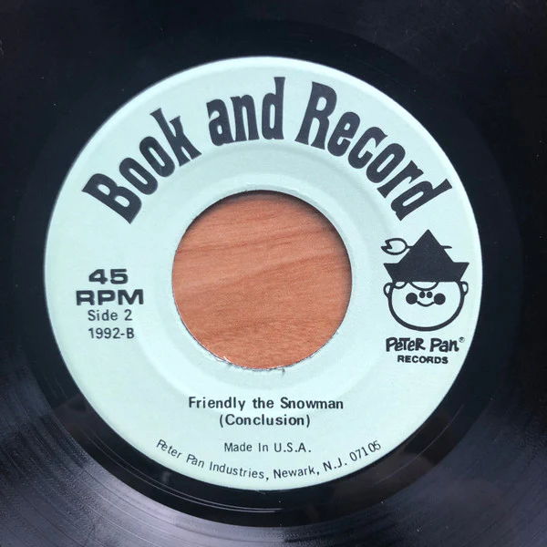 Unknown Artist - Friendly The Snowman (7") (Very Good (VG)) - Image 5