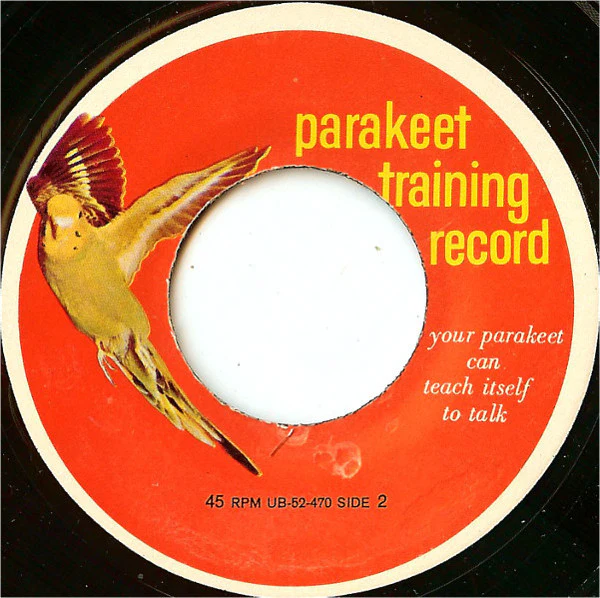 Unknown Artist - Parakeet Training Record (7") (Very Good (VG)) - Image 4