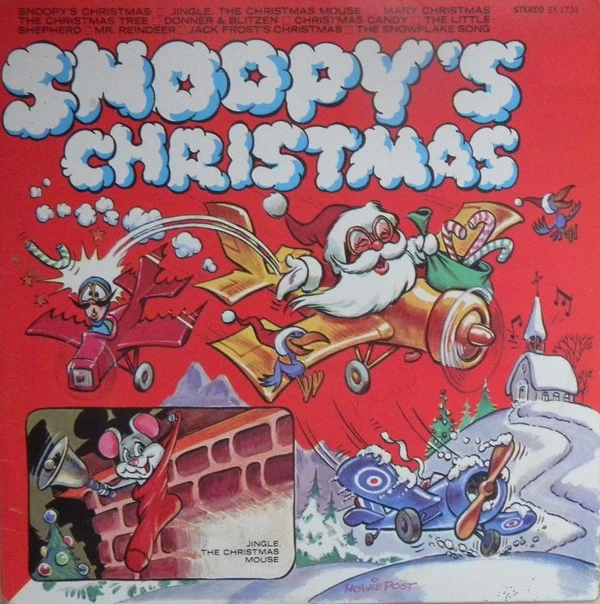 Unknown Artist - Snoopy's Christmas (LP) (Very Good (VG))