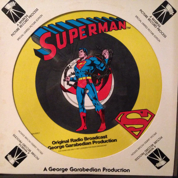 Unknown Artist - Superman (Original Radio Broadcast) (LP, Ltd, Pic) (Near Mint (NM or M-))