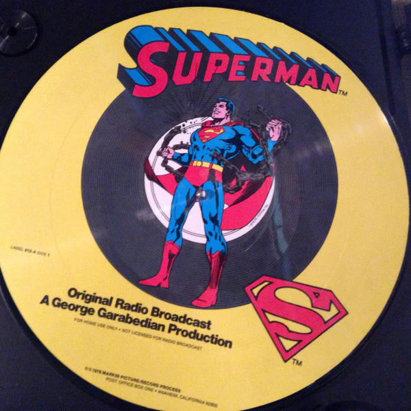 Unknown Artist - Superman (Original Radio Broadcast) (LP, Ltd, Pic) (Near Mint (NM or M-)) - Image 3