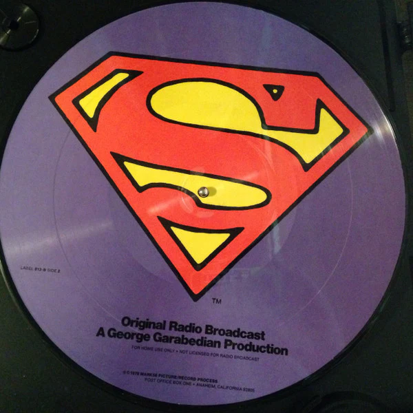 Unknown Artist - Superman (Original Radio Broadcast) (LP, Ltd, Pic) (Near Mint (NM or M-)) - Image 4