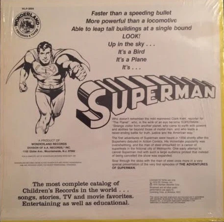 Unknown Artist - Superman (The Original Radio Broadcasts) (LP) (Very Good Plus (VG+)) - Image 2
