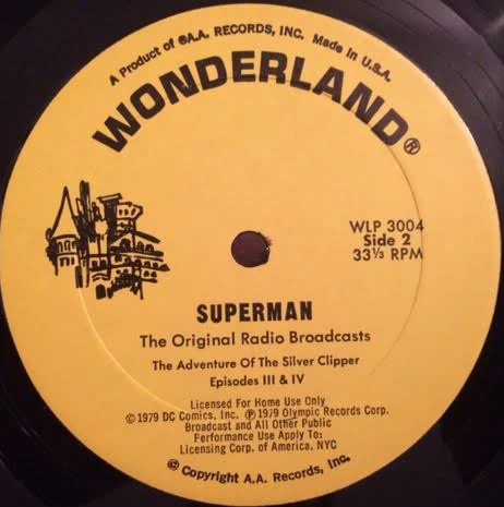 Unknown Artist - Superman (The Original Radio Broadcasts) (LP) (Very Good Plus (VG+)) - Image 4