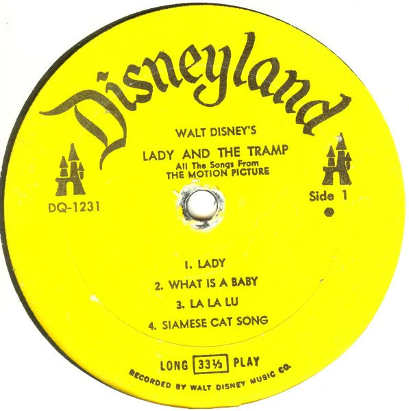 Unknown Artist - Walt Disney's Lady And The Tramp (LP) (Very Good Plus (VG+)) - Image 3