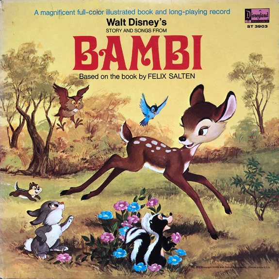 Unknown Artist - Walt Disney's Story And Songs From Bambi (LP) (Very Good Plus (VG+))