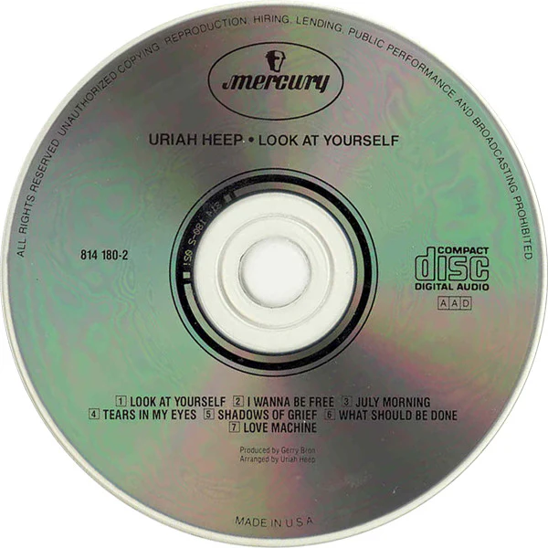 Uriah Heep - Look At Yourself (CD, Album, RE) (Very Good Plus (VG+)) - Image 3