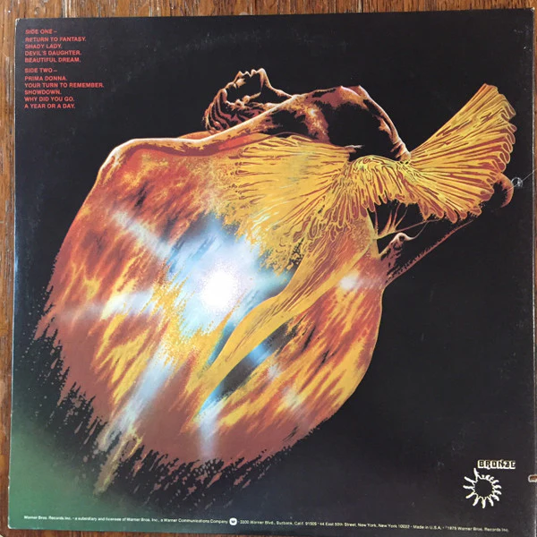 Uriah Heep - Return To Fantasy (LP, Album, Pit) (Very Good Plus (VG+)) - Image 2