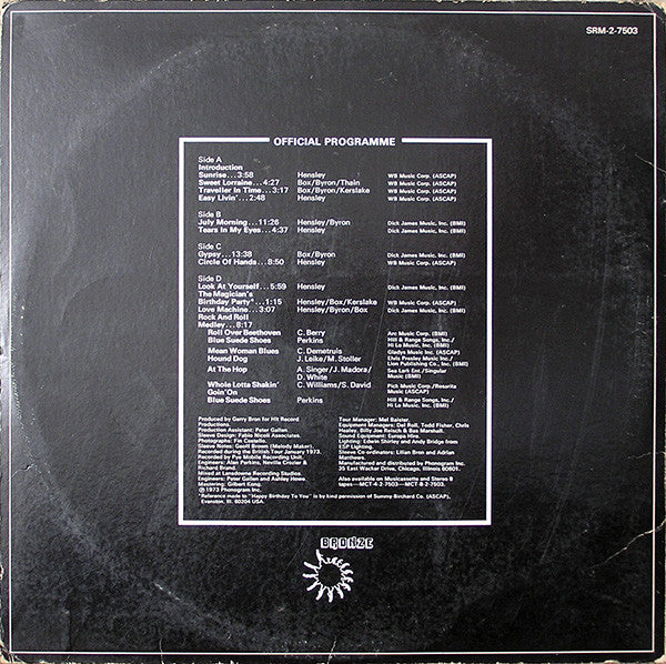 Uriah Heep - Uriah Heep Live (2xLP, Album, San) (Good (G)) - Image 2