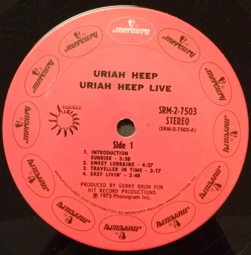 Uriah Heep - Uriah Heep Live (2xLP, Album, San) (Good (G)) - Image 3