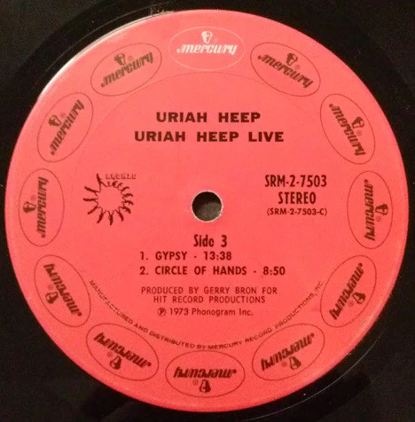 Uriah Heep - Uriah Heep Live (2xLP, Album, San) (Good (G)) - Image 5