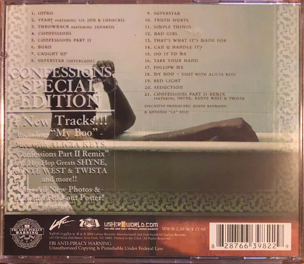 Usher - Confessions (CD, Album, Ltd, Spe) (Mint (M)) - Image 2