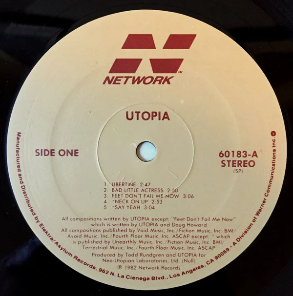 Utopia - Utopia (2xLP, Album, SP ) (Very Good (VG)) - Image 3