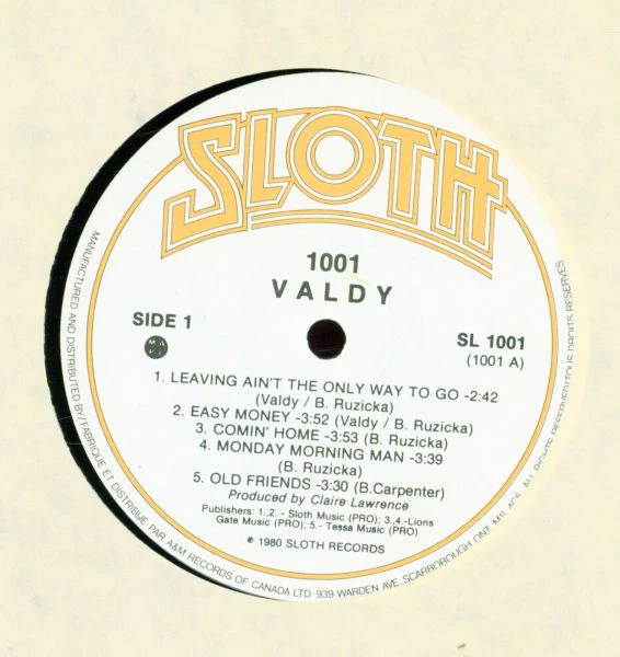 Valdy - 1001 (LP) (Very Good Plus (VG+)) - Image 3