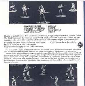 Van Halen - Van Halen II (CD, Album, RE) (Mint (M)) - Image 4