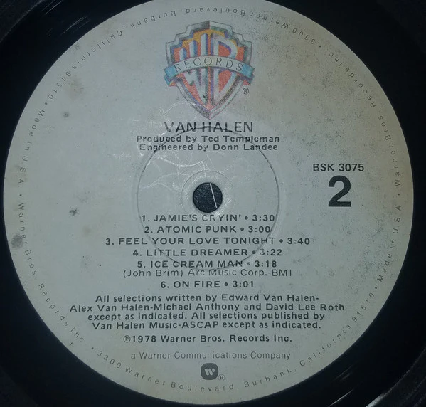 Van Halen - Van Halen (LP, Album, RP, Win) (Very Good Plus (VG+)) - Image 4