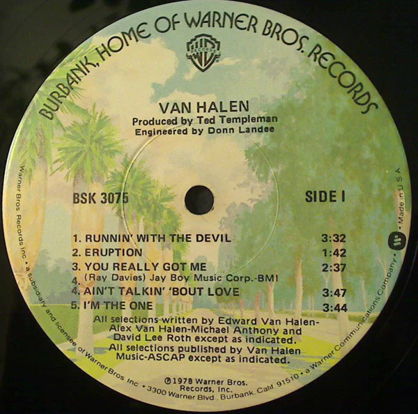 Van Halen - Van Halen (LP, Album, Win) (Good (G)) - Image 3