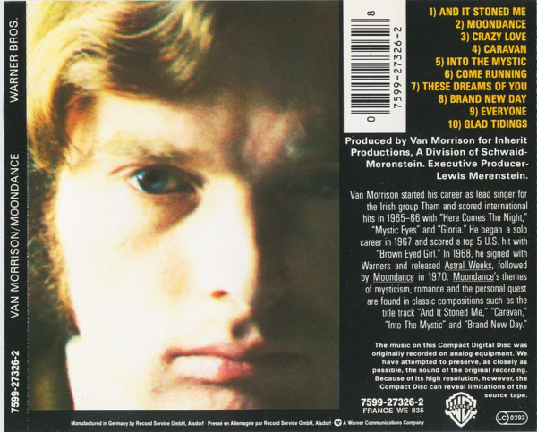 Van Morrison - Moondance (CD, Album, RE, RP) (Near Mint (NM or M-)) - Image 2