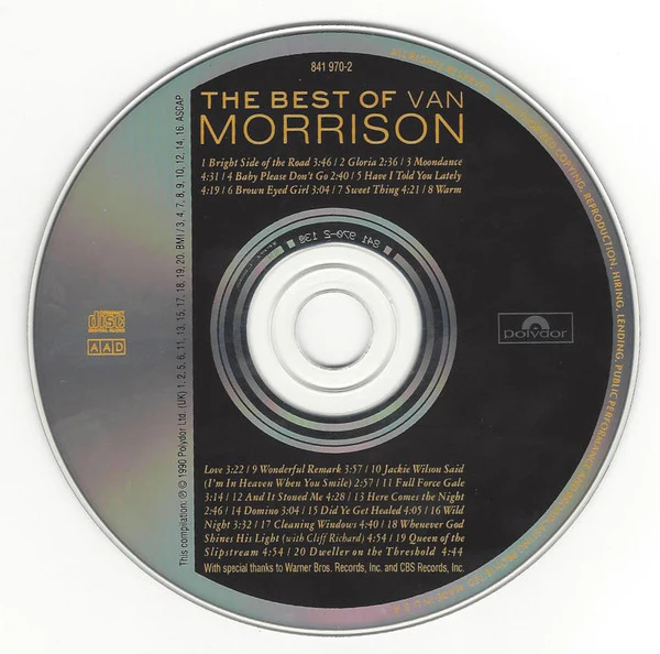 Van Morrison - The Best Of Van Morrison (CD, Comp, RE) (Near Mint (NM or M-)) - Image 3
