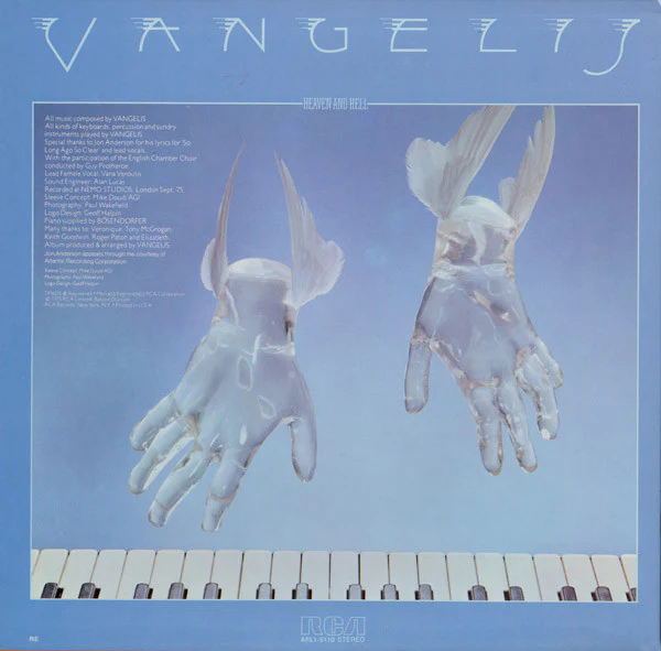 Vangelis - Heaven And Hell (LP, Album, RE) (Very Good Plus (VG+)) - Image 2