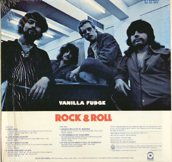 Vanilla Fudge - Rock & Roll (LP, Album, Ter) (Very Good Plus (VG+)) - Image 2