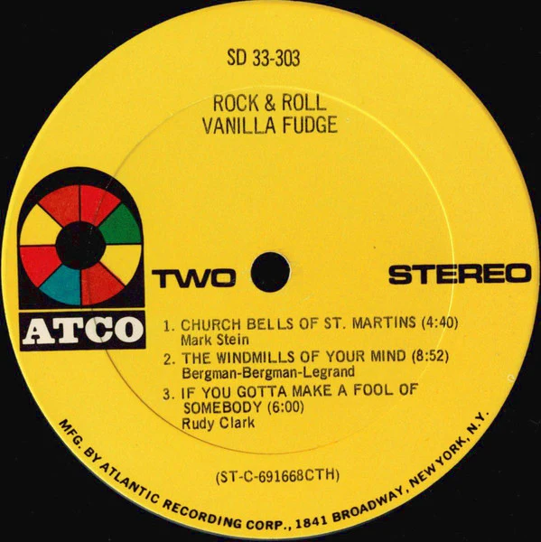Vanilla Fudge - Rock & Roll (LP, Album, Ter) (Very Good Plus (VG+)) - Image 4