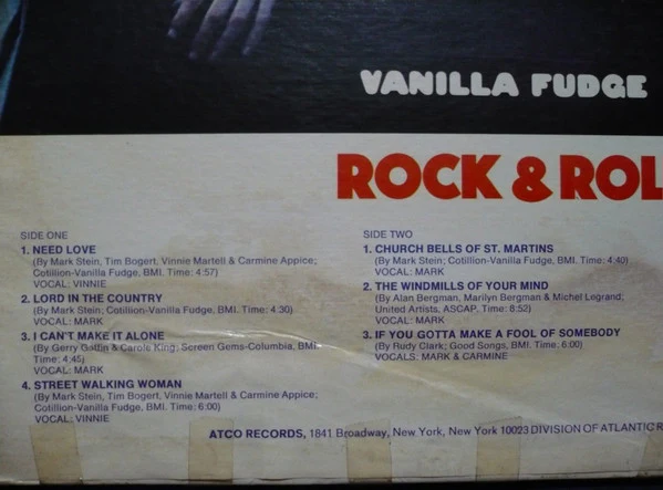 Vanilla Fudge - Rock & Roll (LP, Album, Ter) (Very Good Plus (VG+)) - Image 5
