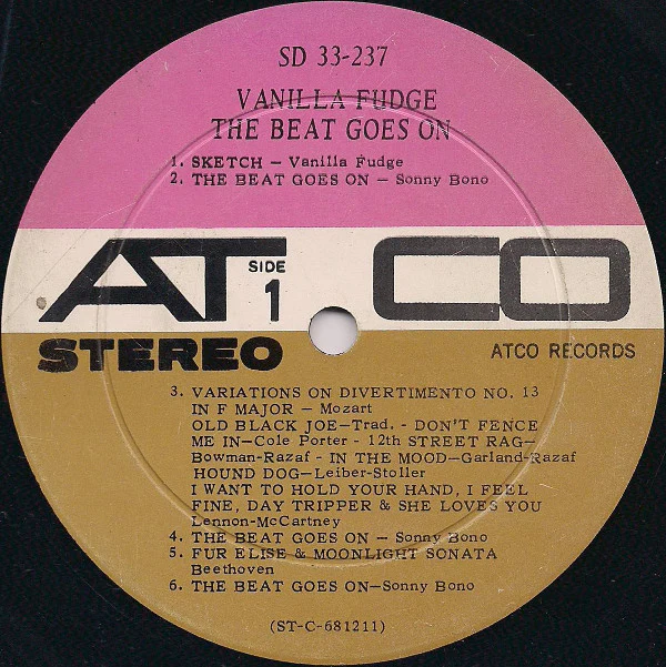 Vanilla Fudge - The Beat Goes On (LP, Album, Ind) (Very Good Plus (VG+)) - Image 3
