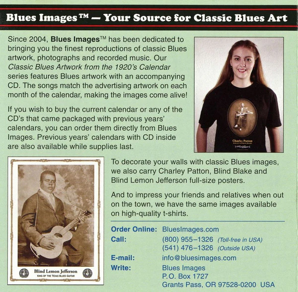 Various - 16 Classic Blues Songs From The 1920's: Vol. 3 (CD, Comp, RM) (Near Mint (NM or M-)) - Image 4