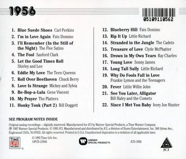 Various - 1956 (CD, Comp, RM) (Near Mint (NM or M-)) - Image 2