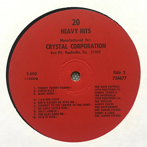 Various - 20 Heavy Hits (LP, Comp, Red) (Very Good Plus (VG+)) - Image 3