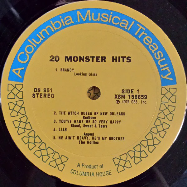Various - 20 Monster Hits (2xLP, Comp) (Near Mint (NM or M-)) - Image 3