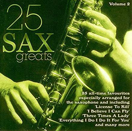 Various - 25 Sax Greats Volume 2 (CD, Comp) (Very Good Plus (VG+))