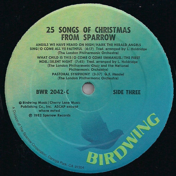 Various - 25 Songs Of Christmas From Sparrow (2xLP) (Very Good Plus (VG+)) - Image 5
