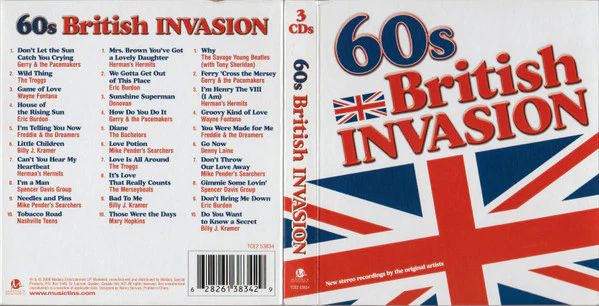 Various - 60s British Invasion (3xCD, Comp, Ltd, S/Edition) (Near Mint (NM or M-)) - Image 2