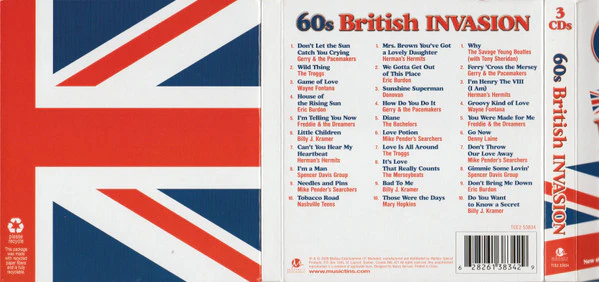 Various - 60s British Invasion (3xCD, Comp, Ltd, S/Edition) (Near Mint (NM or M-)) - Image 3