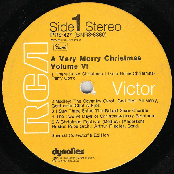 Various - A Very Merry Christmas, Volume VI (LP, Album, Comp) (Very Good Plus (VG+)) - Image 3