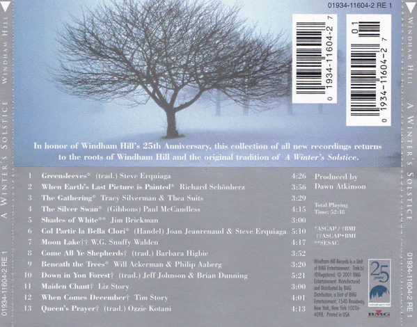 Various - A Winter's Solstice (Silver Anniversary Edition) (CD, Album, Comp, RE) (Near Mint (NM or M-)) - Image 2