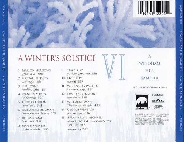 Various - A Winter's Solstice VI (A Windham Hill Sampler) (CD, Smplr) (Very Good Plus (VG+)) - Image 2