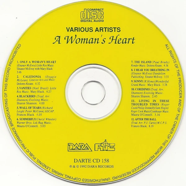 Various - A Woman's Heart (CD, Comp) (Near Mint (NM or M-)) - Image 3